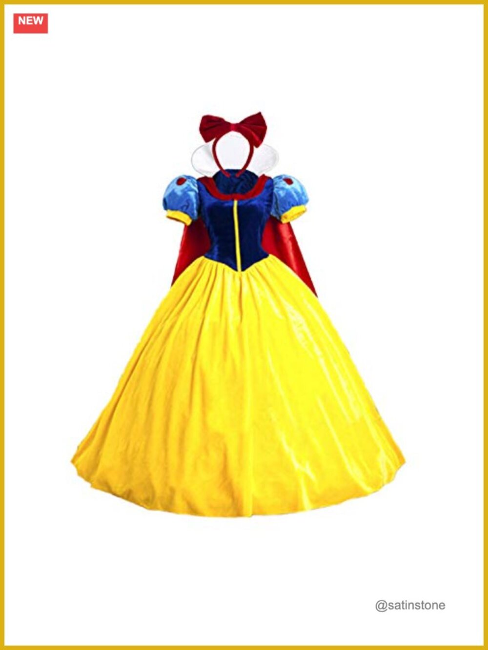 Princess Costume Dress Women Halloween Fairytale Cosplay Satin Velvet